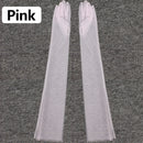 Fashion Long Sheer Tulle Gloves Ultra Thin Stretchy Full Finger Mittens Mesh Elbow Wedding Bride Gloves Halloween Accessory