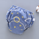 Hot 6 Layer Waterproof Reusable Cotton Baby Training Pants Infant Short Underwear Cloth Baby Diaper Nappies Panties for Children