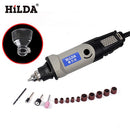 HILDA Electric Drill Rotary Tool Electric Tools Variable Speed 400W Mini Drill 6 position Rotary Tools mini grinding machine