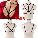 Pentagram Harness For Women Cheapest Garter Belt Erotic Goth Accessories Bondage Cupless Bra Festival Clothes Rave Sexy Lingerie