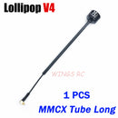 Foxeer Antenna Lollipop 4 V4 FPV Antenna 5.8G 2.6Dbi Stubby RHCP SMA RPSMA UFL Straight/Angle MMCX 7.2g For FPV RC Racing Drone