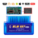 ELM327 Bluetooth-compatible V1.5 PIC18F25K80 ATAL & ATPPS 4mHz Crystal Wifi ELM327 for Android/IOS/PC Torque OBDII Code Reader