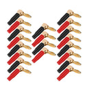 20pcs/10pairs Nakamichi BANANA PLUGS 24K Gold-plated 4MM Banana Connector with Screw Lock For Audio Jack Speaker Plugs Black&Red