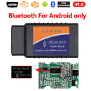 ELM327 OBD2 Scanner V1.5 PIC18F25K80 BT/WIFI Car Diagnostic Tools Auto ELM 327 OBDII Code Reader Work Android/IOS/Windows 12V