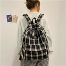 Fashion Plaid Canvas Women&