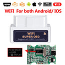 ELM327 OBD2 Scanner V1.5 PIC18F25K80 BT/WIFI Car Diagnostic Tools Auto ELM 327 OBDII Code Reader Work Android/IOS/Windows 12V