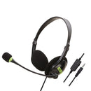 kebidu 3.5mm Noise Cancelling Wired Headphones Microphone Universal USB Headset With Microphone For PC /Laptop/Computer
