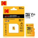 Kodak Mini SD Card 128GB Class10 Memory Card 64GB Flash Drive Card 256GB 32GB V30 U3 cartao de memoria For Phone
