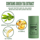 Green Tea Mask Blackhead Acne Clearing Moisturizing Hydrating Whitening Mud Mask Stick Beauty Face Skin Care Korean Cosmetics