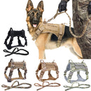 Tactical Dog Harness Pet Training Vest Dog Harness And Leash Set For Small Medium Big Dogs