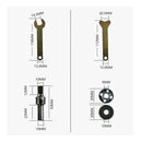 1Set 5PCS 10MM Electric Drill Conversion Angle Grinder Connecting Rod For Cutting Disc Polishing Wheel Handle Holder Adapter