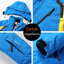 Men Winter New Outdoor Jet Ski Premium Snow Warm Parkas Jacket Coat Men Outwear Casual Hooded Waterproof Thick Fleece Parka Men