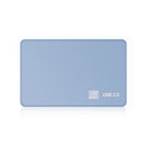 TISHRIC HDD Case External Hard Drive Optibay Enclosure 2.5 Hard Disk Case HDD Box USB 3/2 Sata to USB Multicolor Hard Drive Box