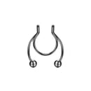 2021 Fake Piercing Nose Ring Alloy Nose Piercing Hoop Septum Rings For Women Fashion Body Jewelry Gifts Magnetic Fake Piercing