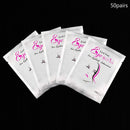 50pairs/pack Hydrating Eye Tip Stickers Wraps Eye Care Pad New Paper Patches Under Eye Pads Lash Under Eye Gel Patches