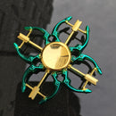 Anime Game Weapon Fidget Spinner Colorful Metal Zinc Alloy Ninja Shuriken Darts Hand Spinner Smooth Electroplate Fidget Gryo Toy