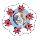 Anime Fidget Spinner Running Finger Hand Gyro Bearing Dynamic Dinosaurs Novel Gifts Cartoon Relief Stress Antistress 2021