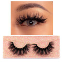 FOXESJI Makeup Eyelashes 3D Mink Lashes Fluffy Soft Wispy Natural Cross Lash Extension Reusable Fake Lashes Mink False Eyelashes