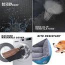 Dog Bed Fleece Pet Winter Warm Mat Kennel Cotton Mat Dog Thicken mattress Puppy Soft Pet cushion Waterproof Bottom Cozy sofa Bed