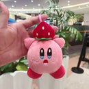 Fashion Star Kirby Plush Toys Keychain Chilkdren Toy Cute Pink Kirby Keychain Car Pendant Key Chain Woemen Keychains Toys Gifts