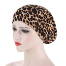 2021 New Elastic Fashion Turban Hat Solid Color Women Warm Winter Headscarf Bonnet Inner Hijabs Cap Muslim Hijab femme Wrap Head