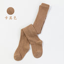 0 to 5 Years Baby Tights Autumn Winter Solid Color Soft Knitted Warm Newborn Toddler Tight Boy Girl Pantyhose Kids Girls Clothes