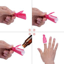 10 Pcs Plastic Nail Clip Nail Art Gel Polish Remover Soak Off Cleaner Cap Clip 8 Colours