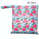 Baby Diaper Bag Cartoon Print Waterproof Wet Dry Nappy Zipper Handbag Stroller Carry Pack Travel Outdoor Wet Diaper Storage Bags