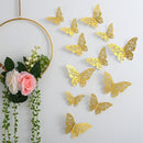 12pcs Suncatcher Sticker 3D Effect Crystal Butterflies Wall Sticker Beautiful Butterfly for Kids Room Wall Decal Home Decoration