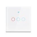 Tuya Smart Life Home House WiFi Wireless Remote Wall Switch Voice Control Touch Sensor LED Light Switches Alexa Google Home 220V