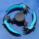 Anime Game Weapon Fidget Spinner Colorful Metal Zinc Alloy Ninja Shuriken Darts Hand Spinner Smooth Electroplate Fidget Gryo Toy