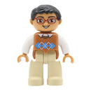 Big Size Action Figures City Princess Policemen Family Building Block Doll Character Accessory Toys Assembly Children Kids Gift