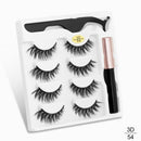 Magnetic Eyelashes 3D Mink Eyelashes Magnetic Eyeliner Magnetic Lashes Short False Lashes Lasting Handmade Eyelash Makeup Tool