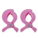 2pc/lot Baby Colorful Car Seat Accessories Plastic Pushchair Toy Clip Pram Stroller Peg To Hook Cover Blanket Mosquito Net Clips