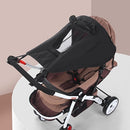 Universal Baby Stroller Accessories Sun Shade Cover UV Protection Sunshade Carriage Canopy Cover for Pram BabyCar Seat Sun Visor