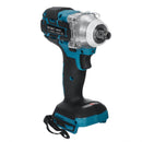 Drillpro Brushless Cordless Electric Impact Wrench 1/2 inch Socket Wrench Power Tools Rechargeable For Makita 18V Battery