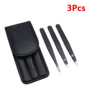 Anti-static Stainless Steel Tweezers Maintenance Tools Industrial Precision Straight Tweezers Repair Tool For Eyebrow DIY