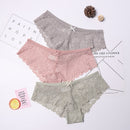 3 Pcs Panties for Woman Underwear Sexy Lace Breathable Soft Lingerie Female Briefs Panty Sexy Transparent Women&