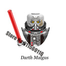 Disney Luke Skywalker Ahsoka Tano Building Block Yoda Obi-Wan Kenobi Sith Kylo Ren Count Dooku Starkiller Brick Figure Toy