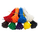 100pcs/bag 8 Color 2.5mmx100mm 2.5mm*100mm Self-Locking Nylon Wire Cable Zip Ties Cable Ties White Black Organiser Fasten Cable