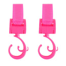 1-2pcs Baby Hanger Baby Bag Stroller Hooks Pram Rotate 360 Degree Baby Car Accessories Stroller Organizer Stroller Accessories