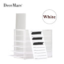 DeceMars False Eyelashes Storage Box 5 Layers Acrylic Pallet Lash Holder RED/BLUE/WHITE
