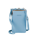 Women Wallets Brand Pu Leather Mobile Phone Bags Big Card Holders Wallet Handbag Purse Clutch Shoulder Crossbody Bags Lady 2022