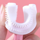 Baby Toothbrush Children 360 Degree U-shaped Child Toothbrush Teethers Baby Brush Silicone Kids Teeth Oral Care Cleaning