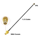ALLiSHOP sma pigtail Jumper RP SMA female to U.FL IPX RG178 1.13 cable sockets jack connectors adapter for Wifi router GPS AP