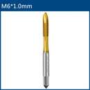 HSS Titanium Coating Screw Tap Drill Bit M2 M2.5 M3 M3.5 M4 M5 M6 M8 M10 M12 Metric Straight Flute Thread Tap Hand Tools
