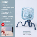 500mAh Stroller Fan Personal Portable Desk Handheld Baby Bed Car Seat Fan USB Rechargeable Fan Mini Stroller Accessories