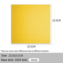 32*32 50*50 Dots Classic Base Plates Blocks DIY Small Size City Road Bricks Baseplates Construction Building Toys For Kids Gifts