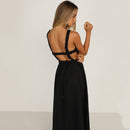 Ardm Sexy Spaghetti Strap Summer Dress 2022 New Slip Black Backless Maxi Dress Vintage Elegant Woman Party Dress Princess Dress