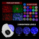 LED Starry Sky Projector Night Light Galaxy Star Projector Ocean Wave Night Lamp With Music Bluetooth Speaker For Childrens
